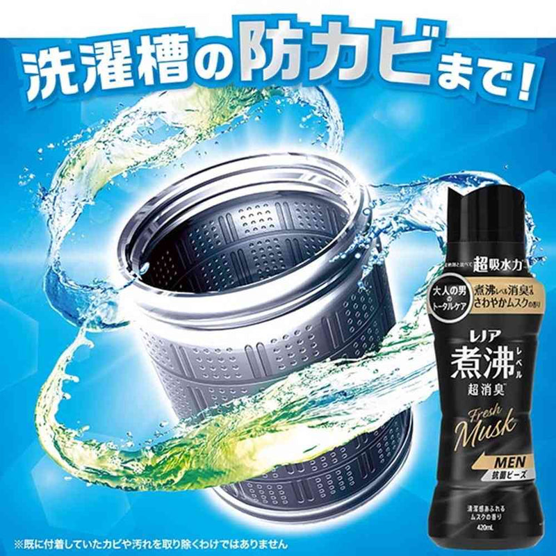 P&G レノア煮沸レベル消臭抗菌ビーズMEN清潔感あふれるムスクの香りつめかえ用特大 1040ml