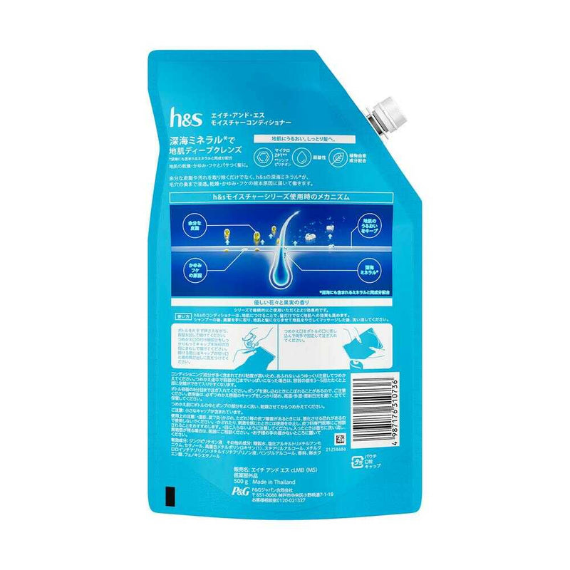 【医薬部外品】P&G エイチアンドエス モイスチャー コンディショナー 詰め替え 特大 500g