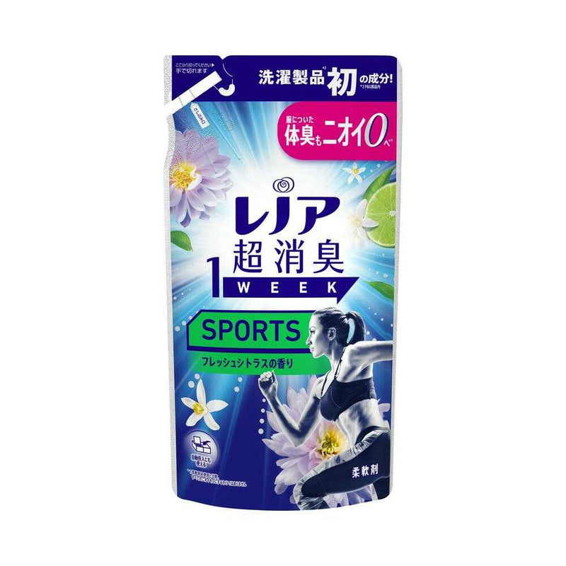 P&G レノア 超消臭1WEEK 柔軟剤 SPORTS フレッシュシトラスの香り 詰め替え 340ml