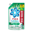 P&G アリエールMiRAi 超濃縮 部屋干し＆スポーツつめかえ特大サイズ 480g