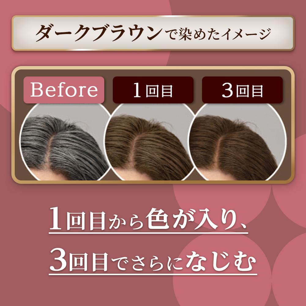 ビューティーカラートリートメント ダークブラウン 3本セット