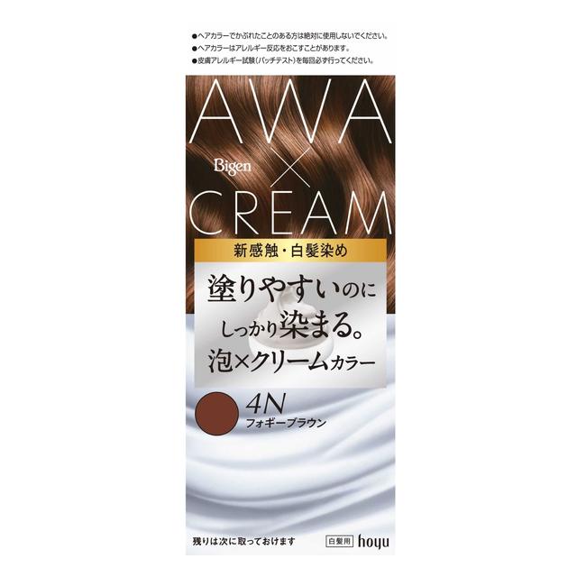 【医薬部外品】ビゲン 泡クリームカラー4N1剤 50g + 2剤 40g + アフターカラー美容液 5ml