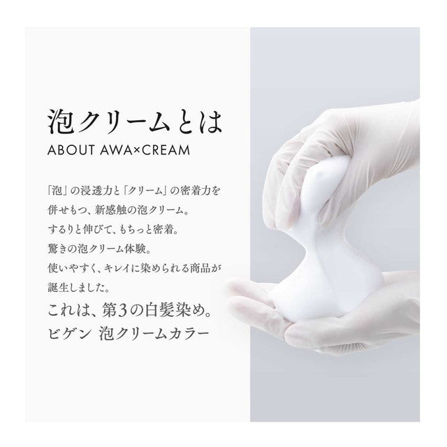 【医薬部外品】ビゲン 泡クリームカラー4W1剤 50g + 2剤 40g + アフターカラー美容液 5ml