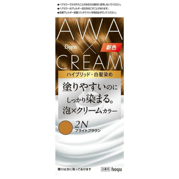 【医薬部外品】ビゲン 泡クリームカラー2N 1剤 50g + 2剤 40g + アフターカラー美容液 5ml