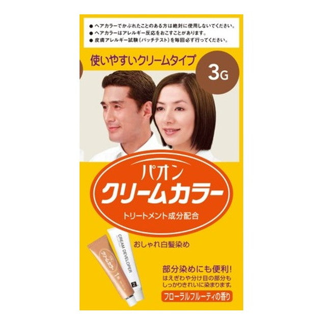 [医药部外品] Paon Cream Color 3G Brighter Chestnut 40g + 40g