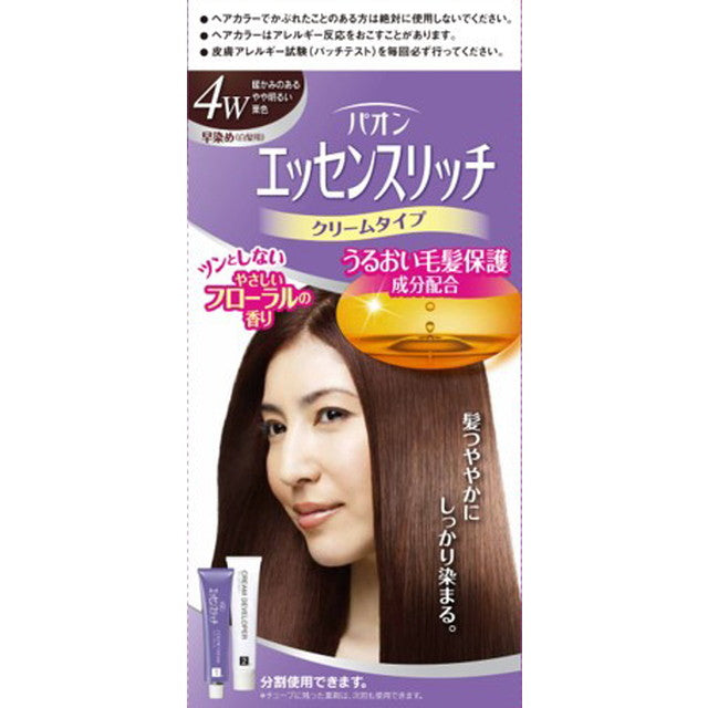 [Quasi-drug] Paon Essence Rich Cream Type 4W Warm Slightly Bright Chestnut Color