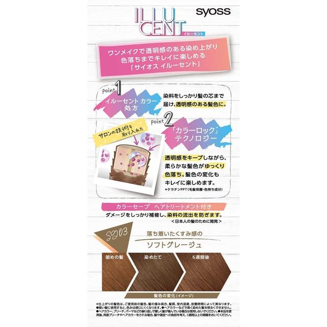 [医药部外品] Saios Illusent Milky Hair Color Soft Greige