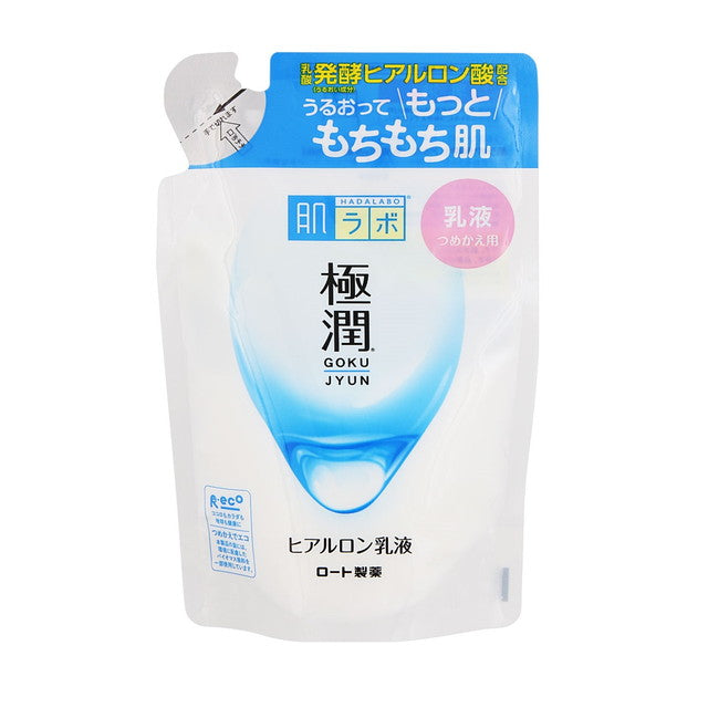 ROHTO Hada Labo Gokujun 透明质酸牛奶补充装 140ml