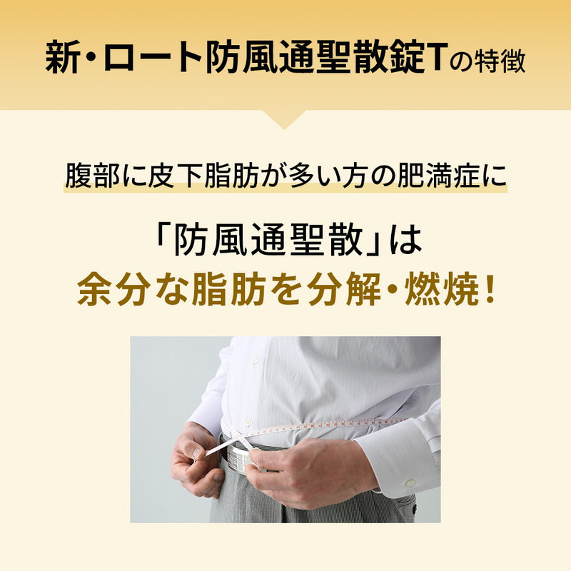 [2nd-Class OTC Drug] New Rohto Bofutsushosan Tablets T (Bofutsushosan) 224 tablets [Self-medication tax system target]