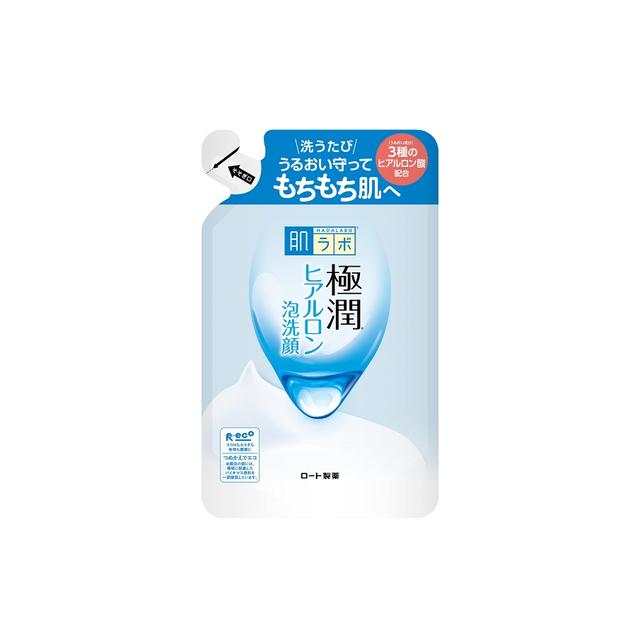 Rohto Pharmaceutical Gokujun Hyaluronic Foam Face Wash Refill 140mL