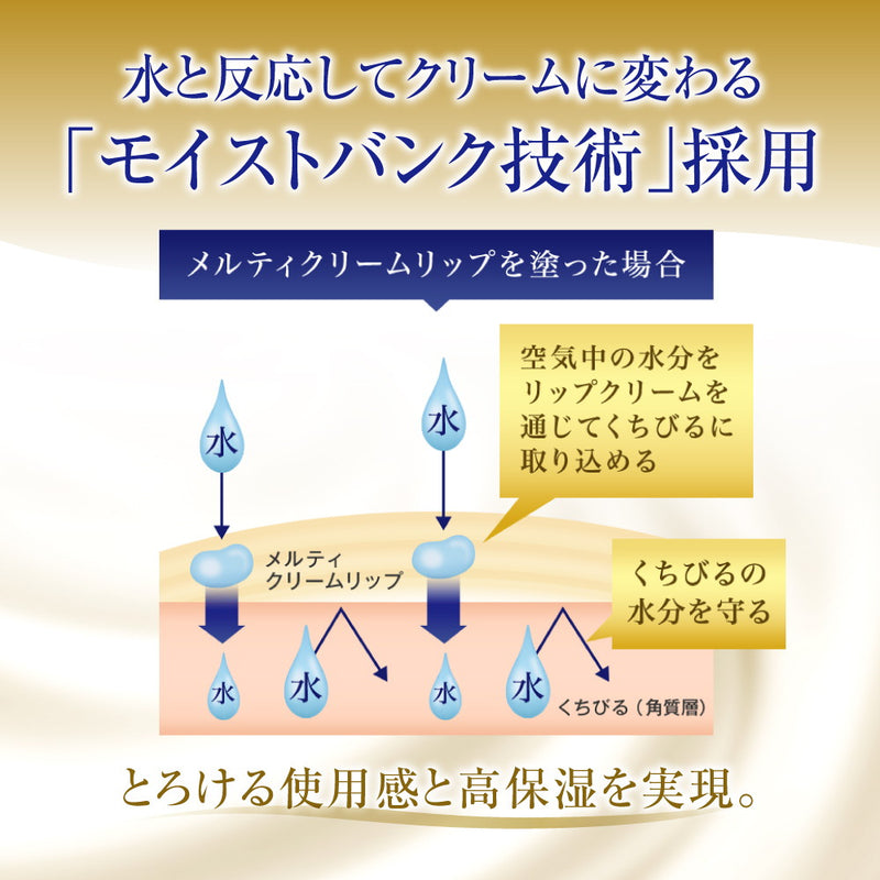 ロート製薬 メンソレータム メルティクリームリップ ミルクバニラ 2.4g