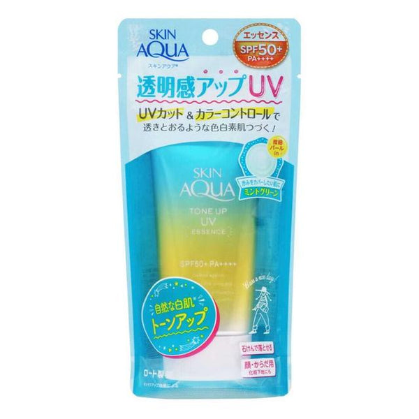 Rohto Pharmaceutical Skin Aqua Tone Up UV Essence Mint Green 80g