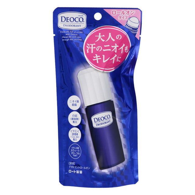 [Quasi-drug] Rohto Pharmaceutical Deoco Medicated Deodorant Roll-on 30mL