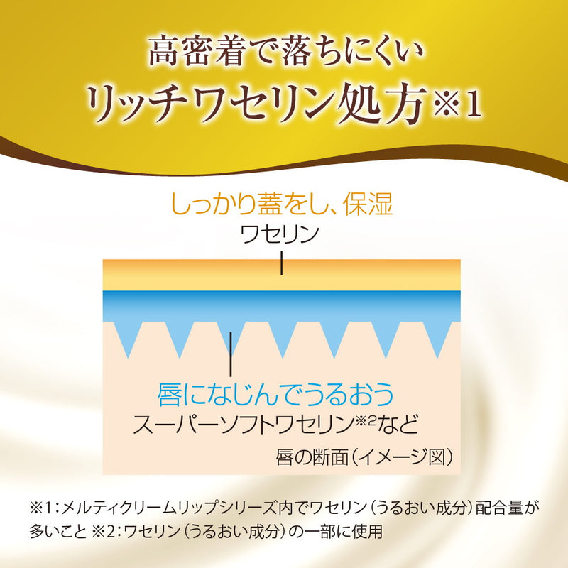 Rohto Pharmaceutical Premium Melty Cream Lip Honey 2.4g