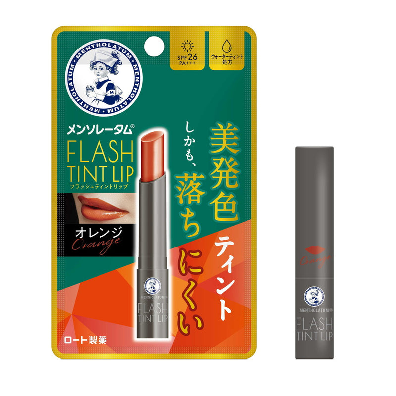 Rohto Mentholatum Flash Tin Lip Orange 2g