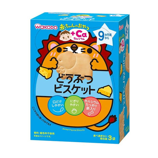 ◆◆Wakodo Baby Snack Animal Biscuits 11.5g bag (From around 9 months)