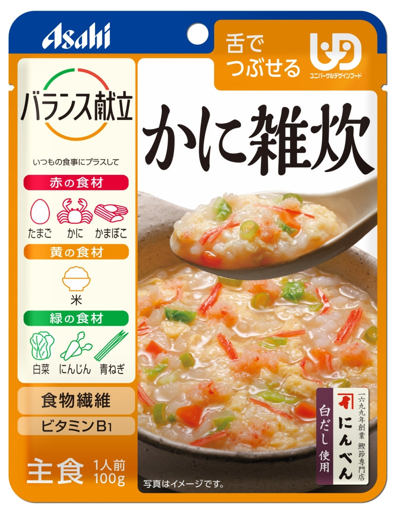 ◆朝日集团食品平衡菜单蟹米粥100g