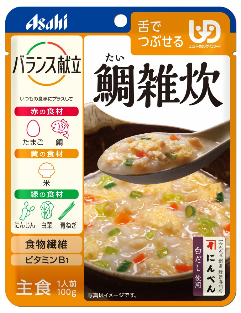 ◆Asahi group food balance menu sea bream porridge 100g