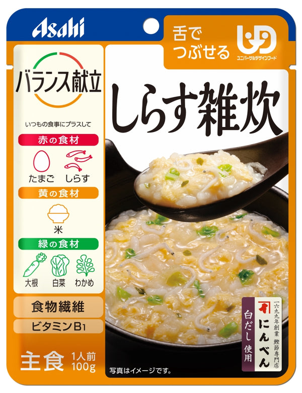 ◆Asahi group food balance menu whitebait porridge 100g