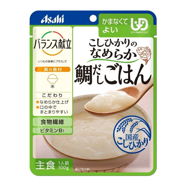 ◆ Balanced menu Koshihikari 鲷鱼汤饭 100g