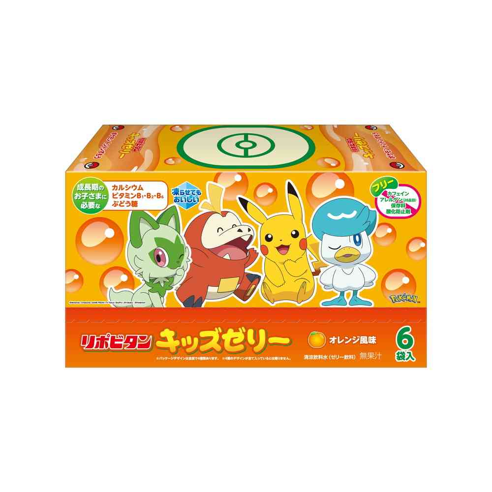 ◇大正製薬 リポビタンキッズゼリー オレンジ風味 125g×6