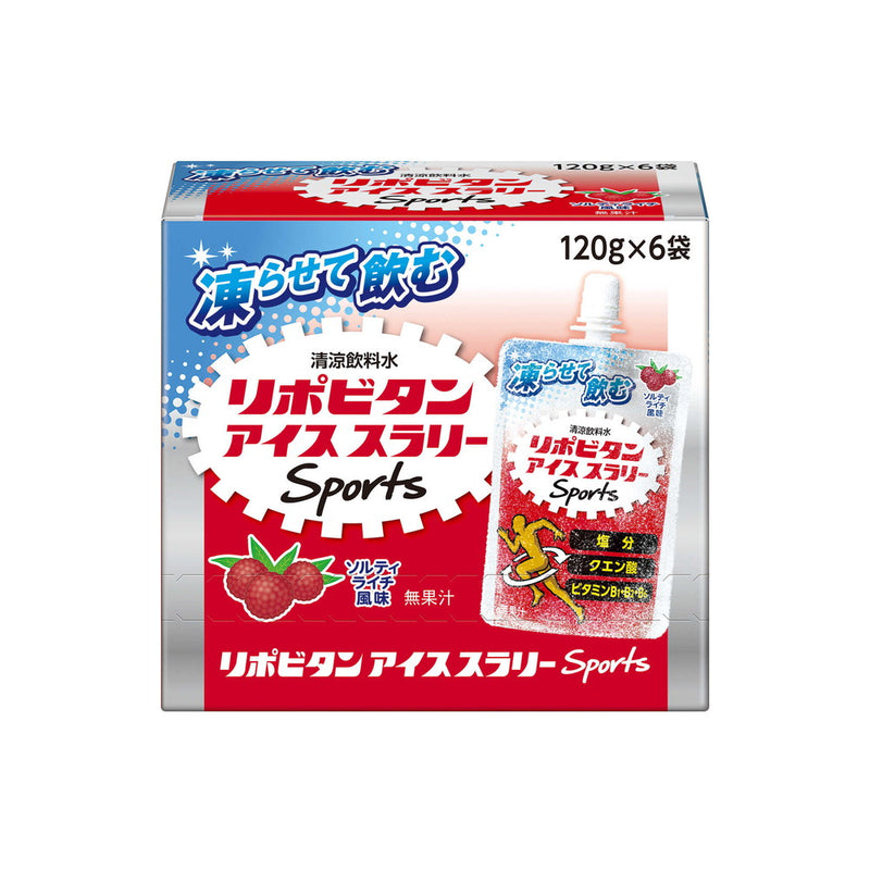 ◆大正製薬 リポビタン アイススラリー ソルティライチ風味 120g×6個入