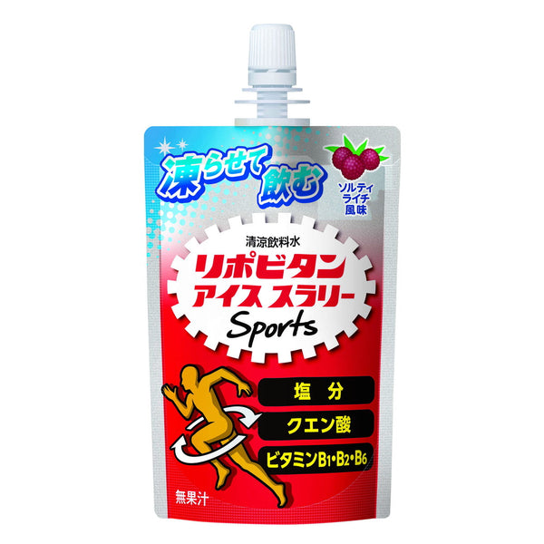 ◆大正製薬 リポビタン アイススラリー ソルティライチ風味 120g×6個入