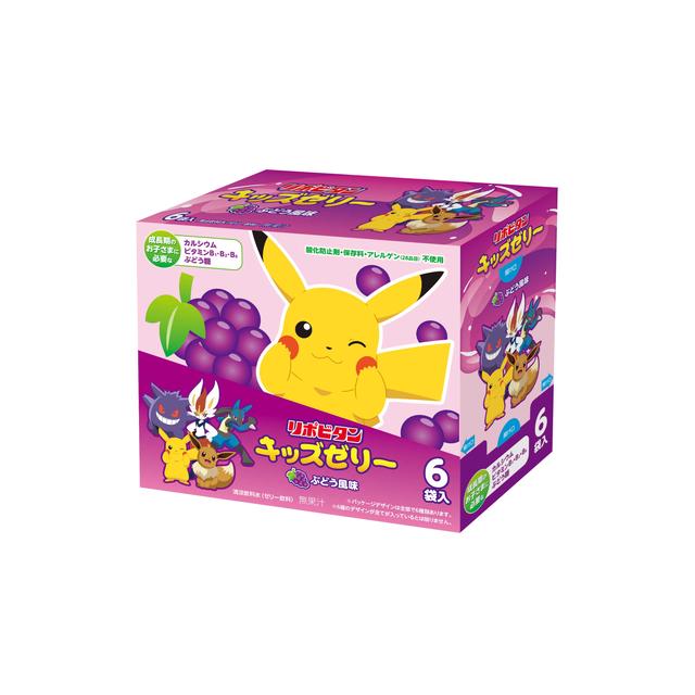 Taisho Pharmaceutical Lipovitan kids jelly grape flavor 125g x 6 bags