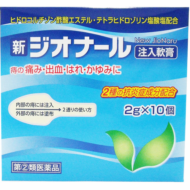 【指定第2類医薬品】新ジオナール注入軟膏 2g×10