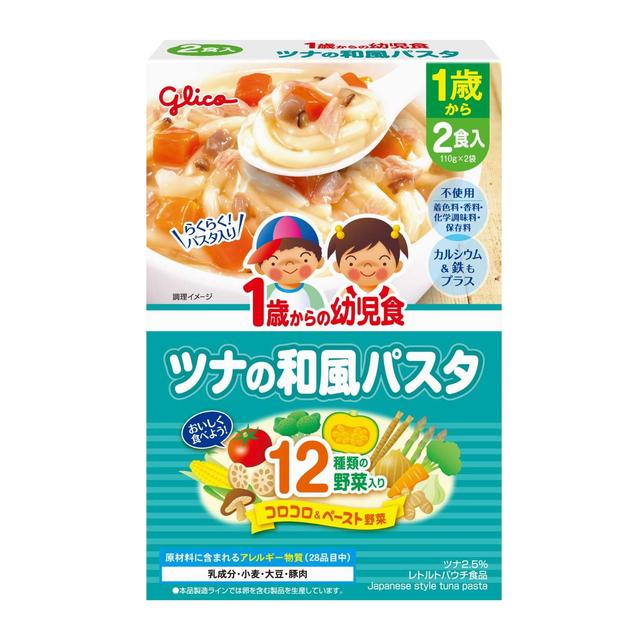 ◆江崎グリコ 1歳からの幼児食 ツナの和風パスタ110g×2個入り