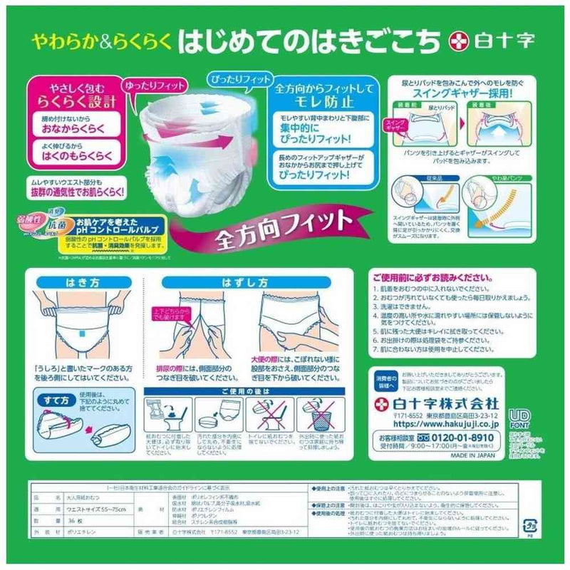白十字株式会社 サルバ やわ楽パンツ S-M 男女共用 36枚