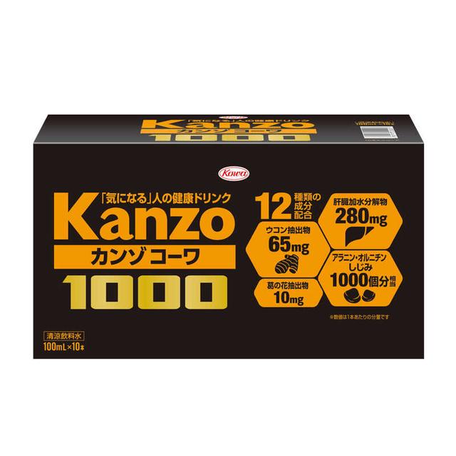 Kowa Kanzo Kowa 饮料 1000 100ml x 10 瓶