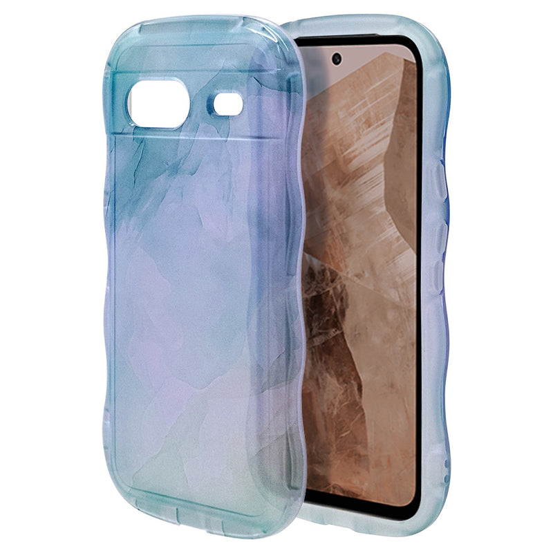 【テレホンリース】 Google Pixel 8a 極限保護 WAVECASE ぷっくりTPUｹｰｽ BL 7921PXL8ATPBL 40g