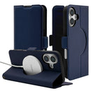 テレホンリース iPhone16 ケース カバー ネイビー