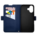 テレホンリース iPhone16 ケース カバー ネイビー