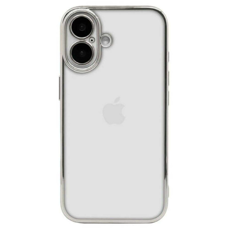 テレホンリース iPhone16 ケース カバー シルバー