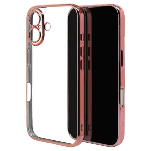 テレホンリース iPhone16 ケース カバー ピンクゴールド