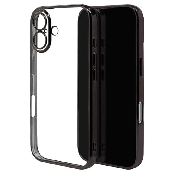 テレホンリース iPhone16 ケース カバー ブラック