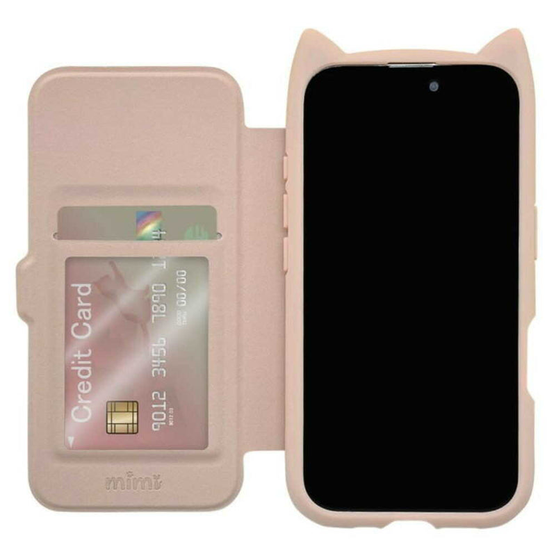 テレホンリース iPhone16 ケース カバー スモーキーピンク