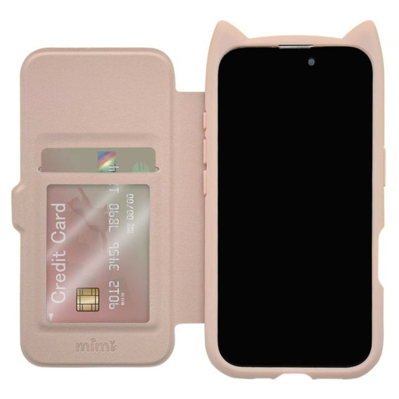 テレホンリース iPhone16 ケース カバー スモーキーピンク