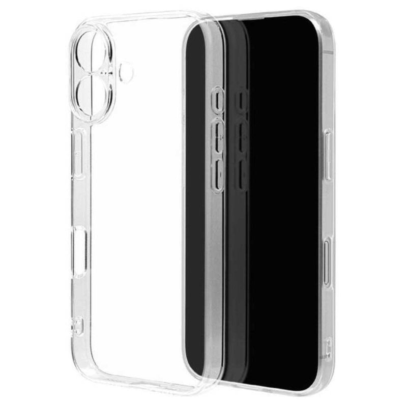 テレホンリース iPhone16 ケース カバー クリア 透明 1.3mm ストラップホール
