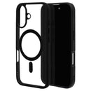 テレホンリース iPhone16 ケース カバー MagSafe対応 ブラック×クリア