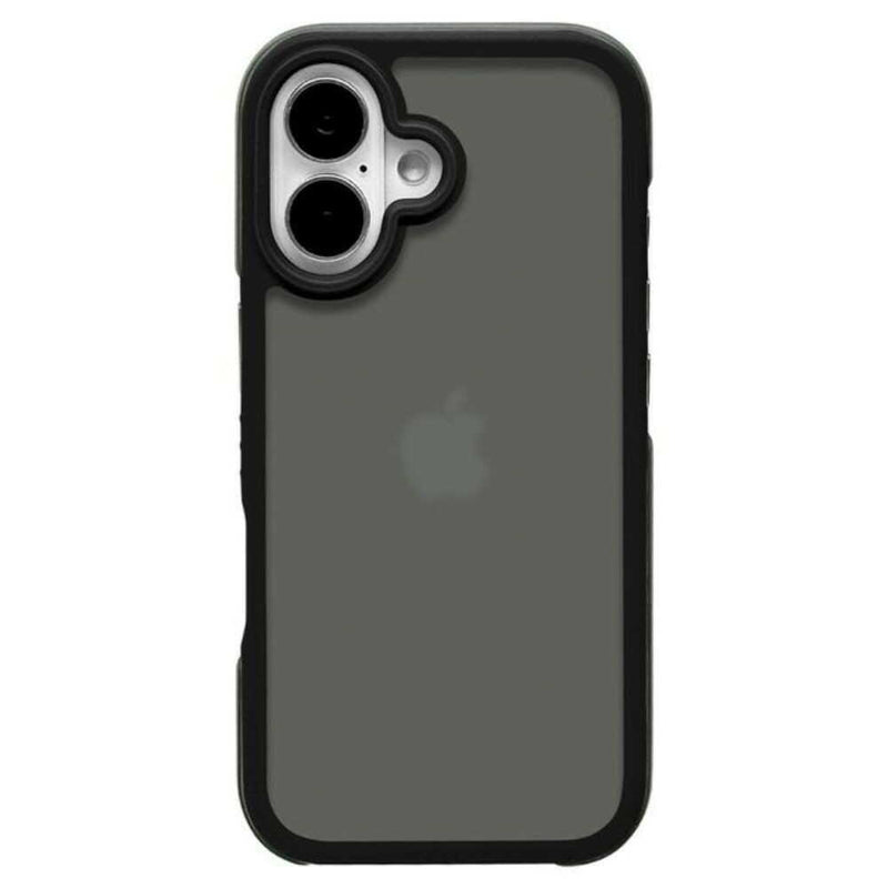 テレホンリース iPhone16 ケース カバー Air_C マット加工 指紋防止ブラック