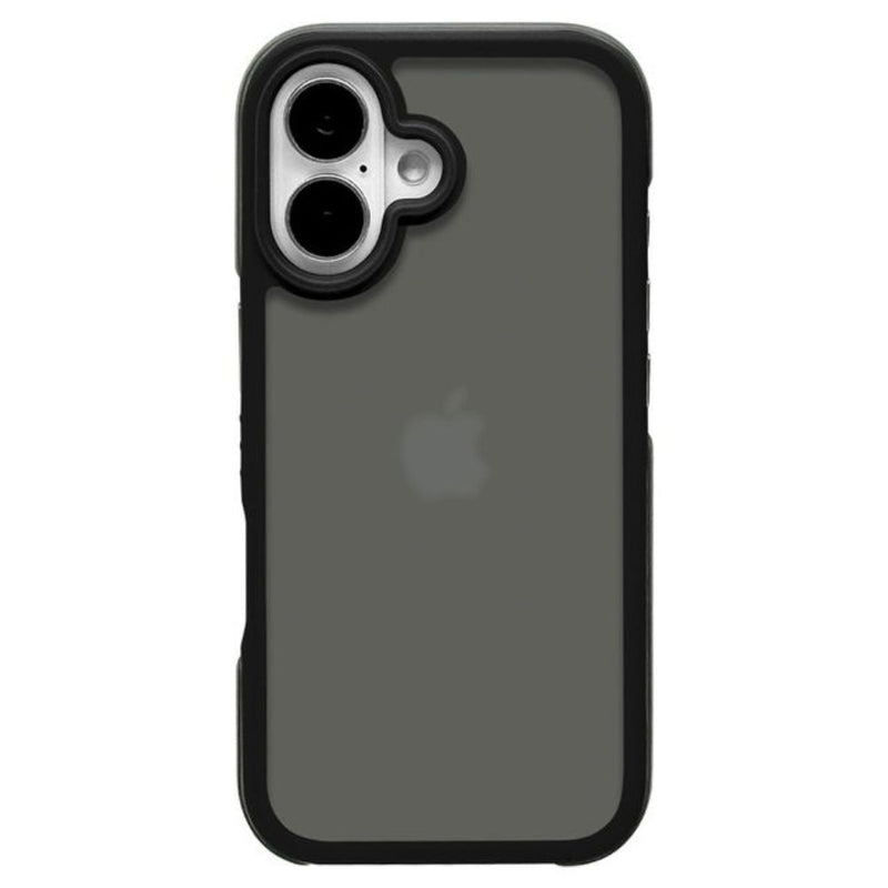 テレホンリース iPhone16 ケース カバー Air_C マット加工 指紋防止ブラック