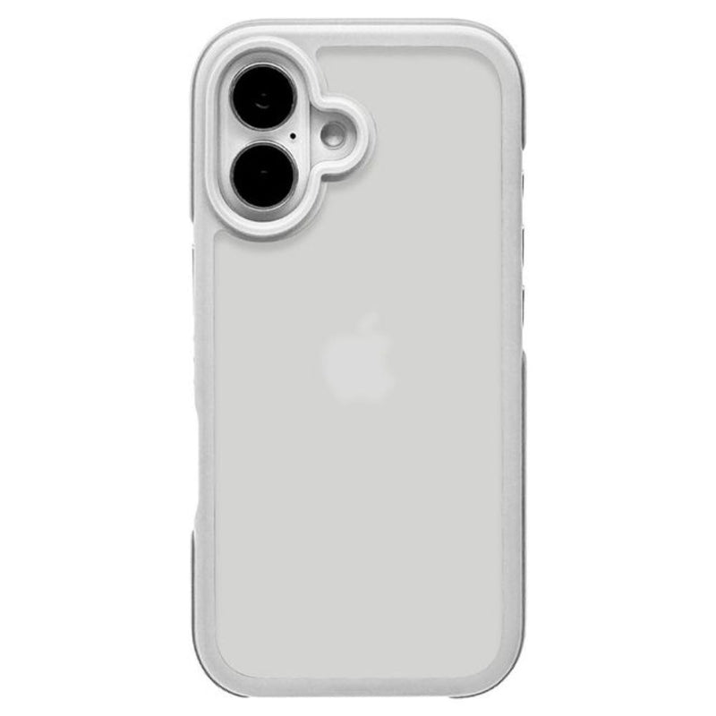 テレホンリース iPhone16 ケース カバー Air_C マット加工 指紋防止 ホワイト