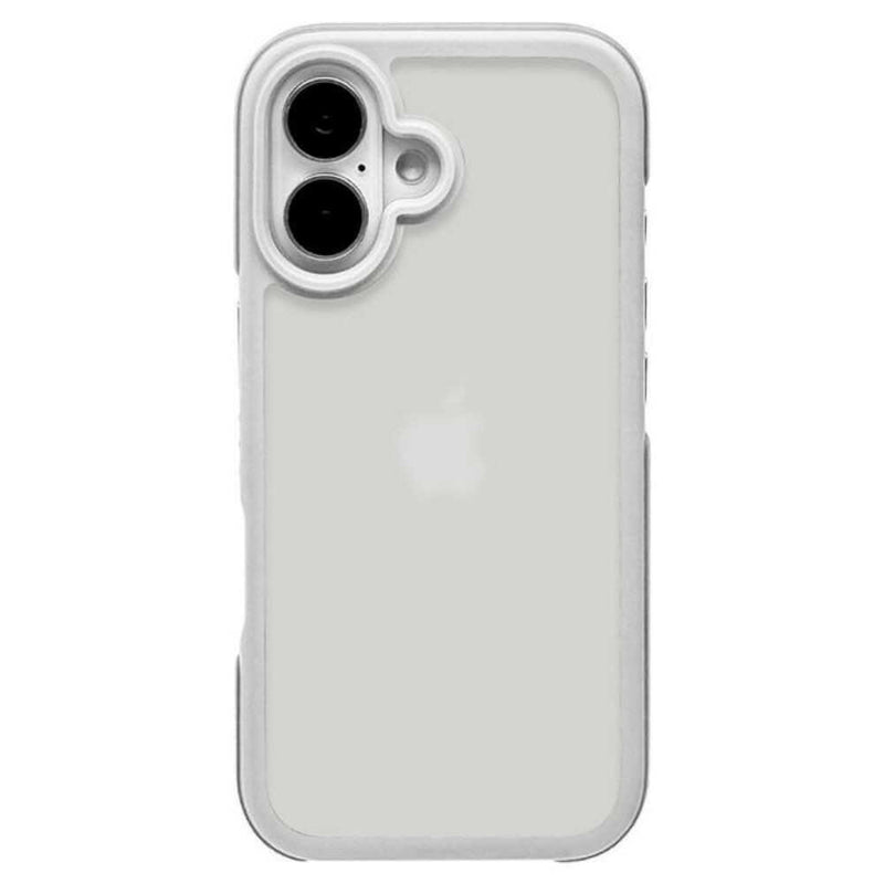 テレホンリース iPhone16 ケース カバー Air_C マット加工 指紋防止 ホワイト