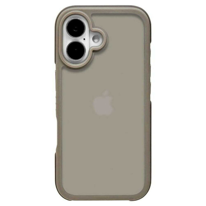テレホンリース iPhone16 ケース カバー Air_C マット加工 指紋防止 トープ