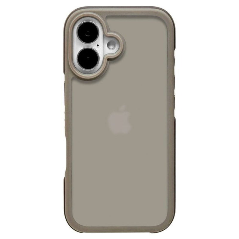 テレホンリース iPhone16 ケース カバー Air_C マット加工 指紋防止 トープ