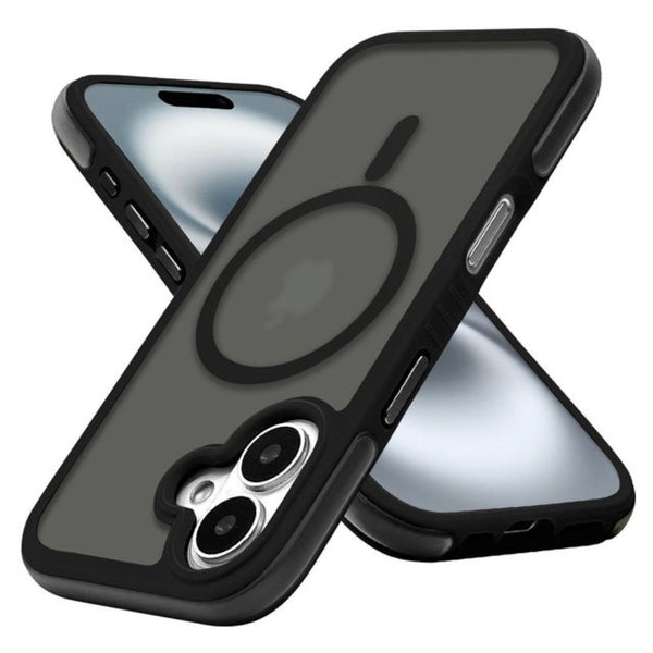 テレホンリース iPhone16 ケース カバー Air_C マット加工 ブラック