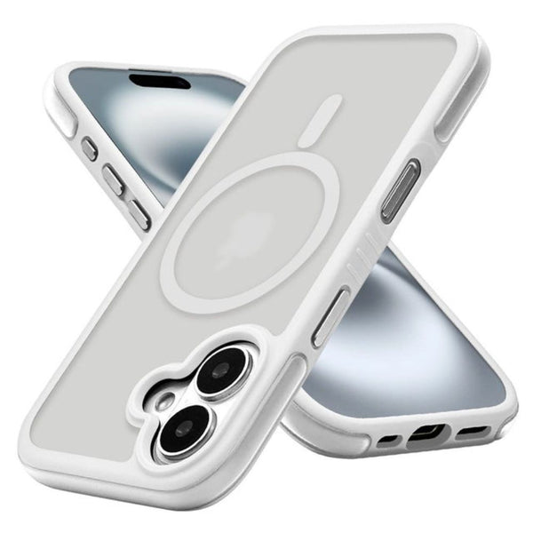 テレホンリース iPhone16 ケース カバー Air_C マット加工 ホワイト